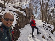 MONTE SUCHELLO (1541 m), fiorito in basso , innevato in alto, da Costa Serina il 19 marzo 2026  - FOTOGALLERY